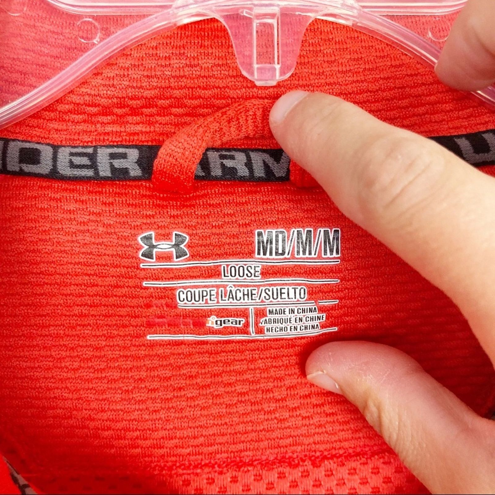 Under Armour Under Armour Orange Fuego Quarter Zip Sweater Sz M Size US M / EU 48-50 / 2 - 4 Thumbnail