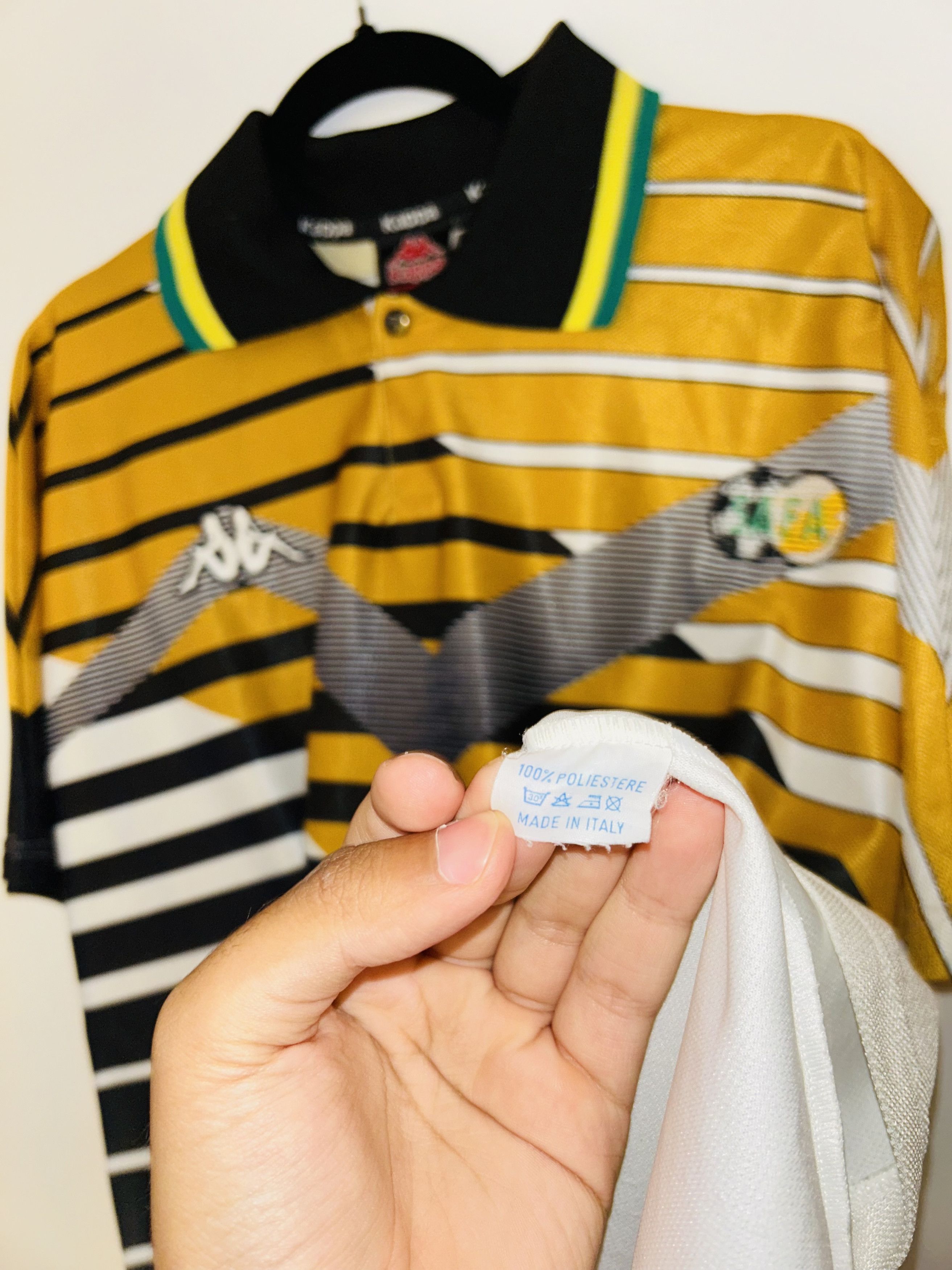 Kappa × Vintage Sothe africa 1995 away jersey Size US M / EU 48-50 / 2 - 4 Thumbnail