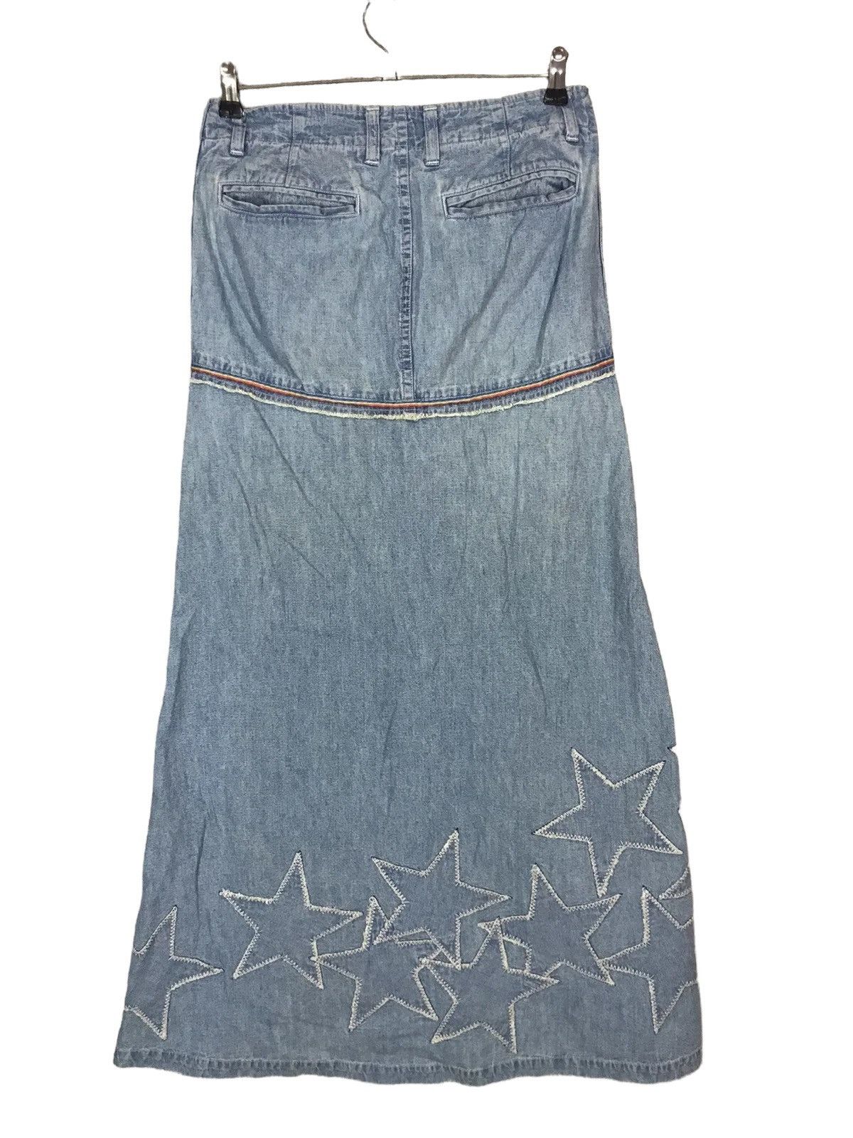 Hysteric Glamour 🔥HYSTERIC GLAMOUR🔥 MAXI SKIRT STAR RAINBOW DESIGN Size 29" - 2 Thumbnail