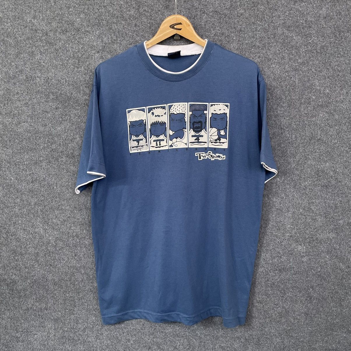 Anime × Vintage 90s Anime Slamdunk Team Shohoku T Shirt Size US L / EU 52-54 / 3 - 1 Thumbnail