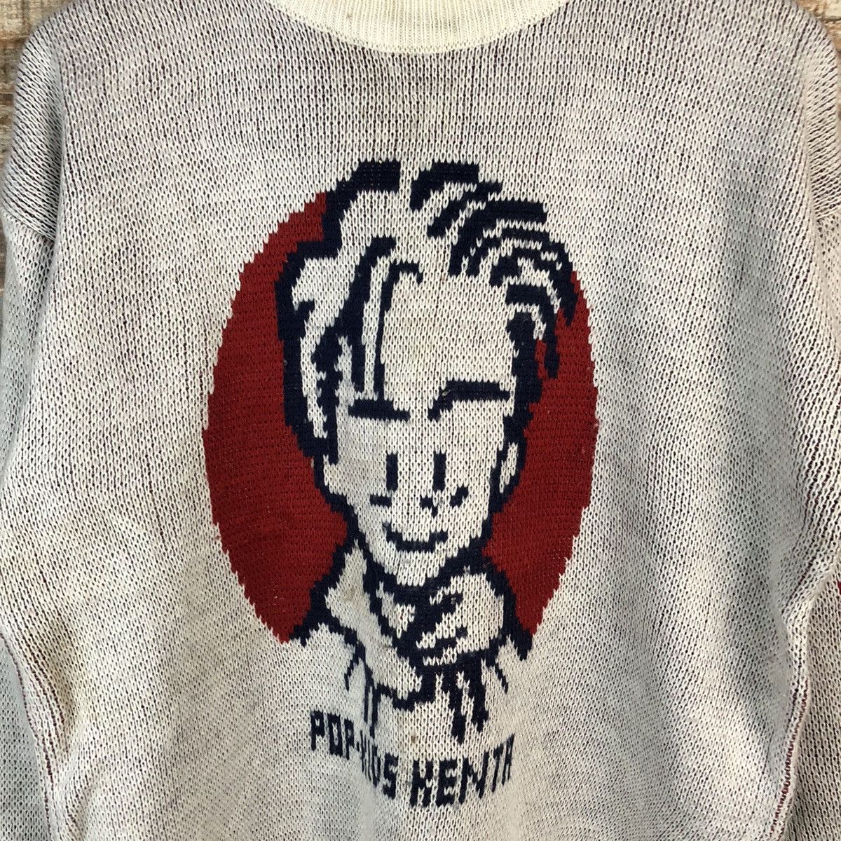Vintage DLL City Guy Club cartoon japan vintage Grey Knitwear #C167 Size US M / EU 48-50 / 2 - 5 Thumbnail