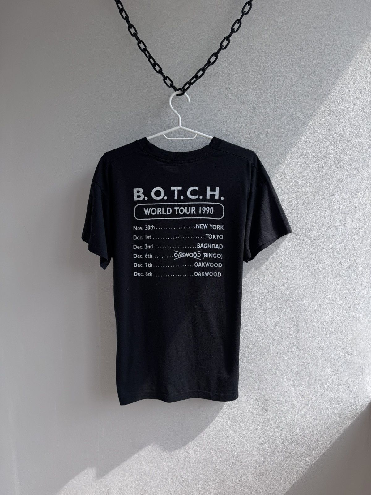 Band Tees Botch 1990 World Tour 90s Vintage T Shirt Tee Band Tees Rock Size US M / EU 48-50 / 2 - 10 Thumbnail