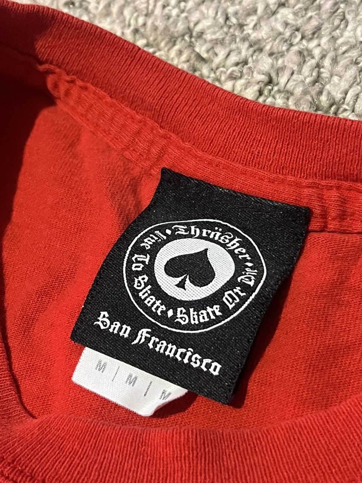 Thrasher × Vintage Thrasher Red Logo T shirt Size US M / EU 48-50 / 2 - 4 Thumbnail