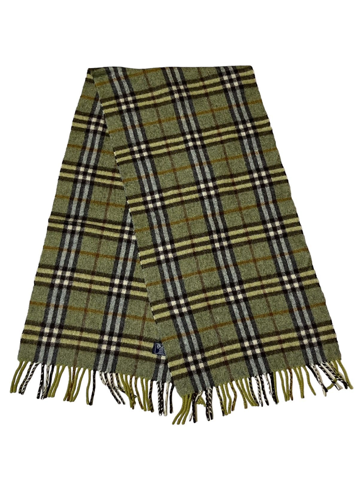 Burberry NICE🔥VINTAGE BURBERRYS NOVA CHECK CASHMERE MUFLER/SCARF Size ONE SIZE - 3 Thumbnail