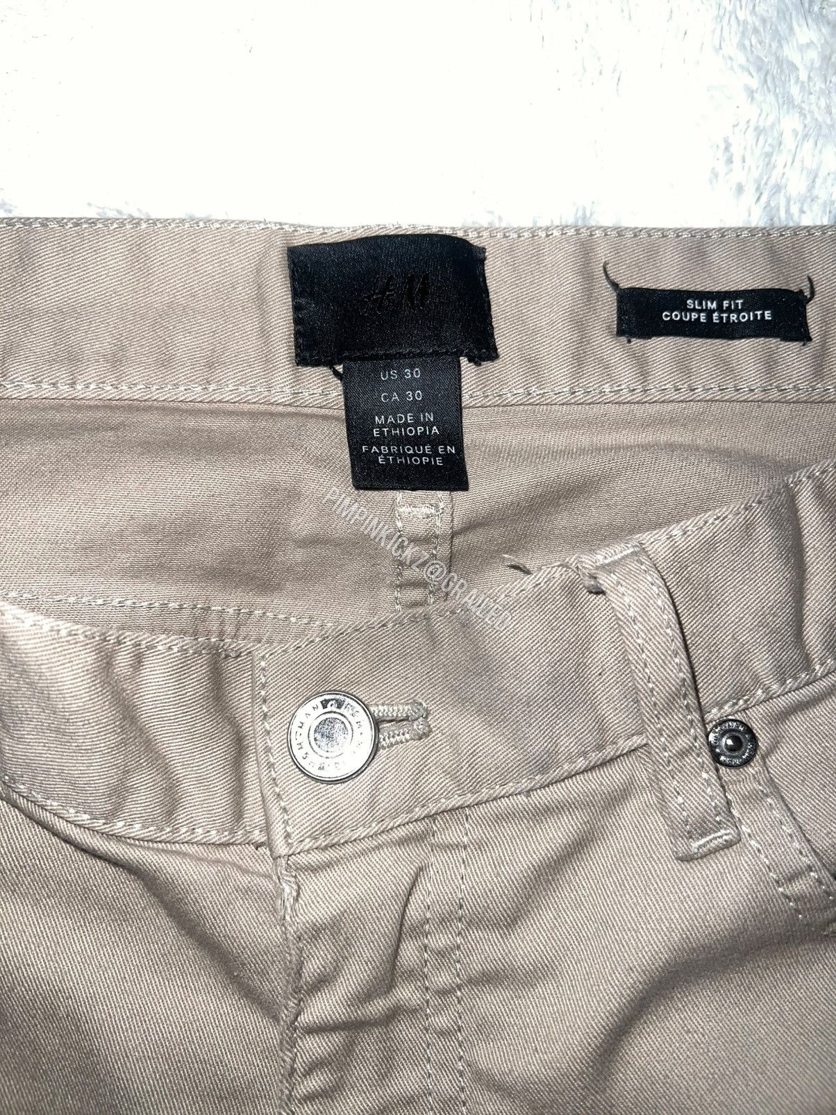 H&M Men’s H&M beige pants size 30 Size US 30 / EU 46 - 2 Thumbnail