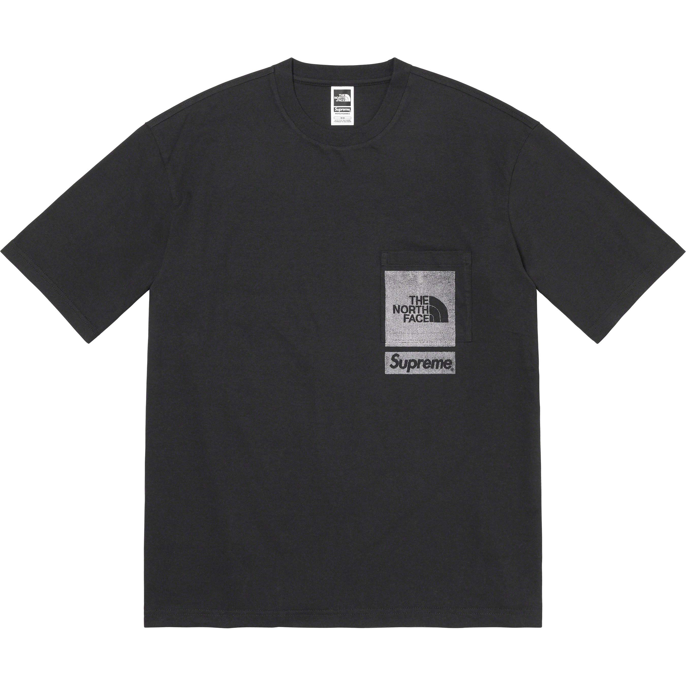 Supreme The North Face Printed Pocket Tee Black Large