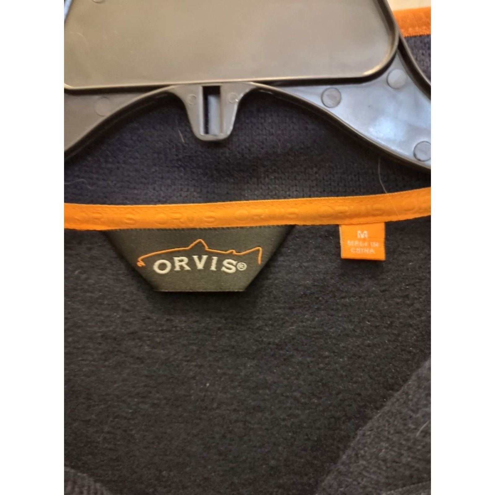 Orvis Orvis Navy Blue / Burnt Orange Pullover Quarter Zip Sweater Mens Medium Size US M / EU 48-50 / 2 - 3 Thumbnail