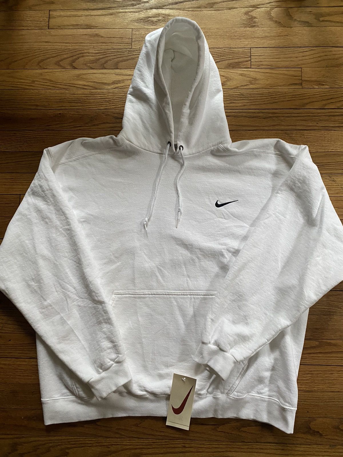 RARE Deadstock Vintage 90s Nike White Tag Hoodie