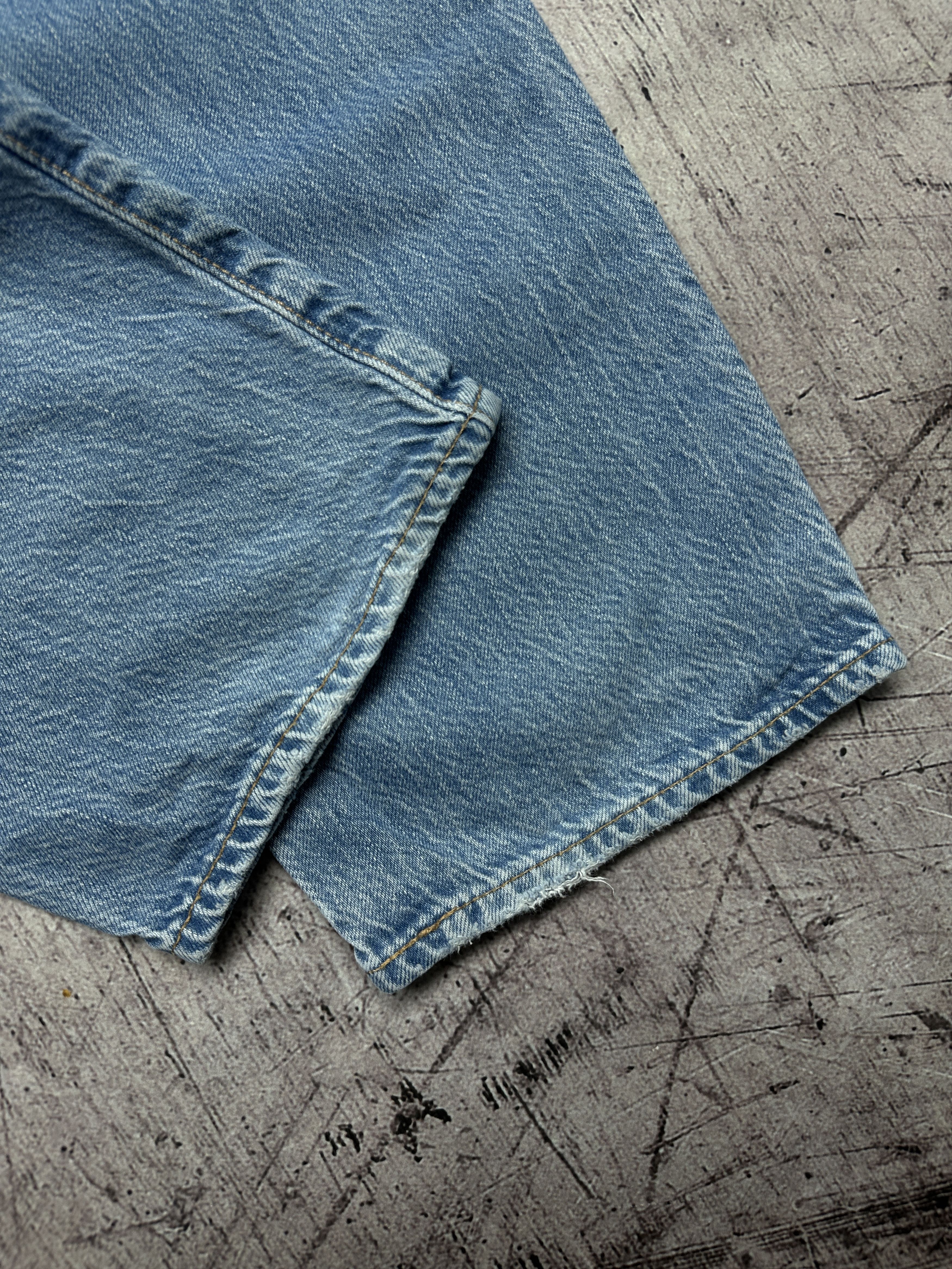 Levi's Levi's 501 Mens Premium Denim Pants Big E Jeans Size 33 x 34 Size US 33 - 4 Thumbnail