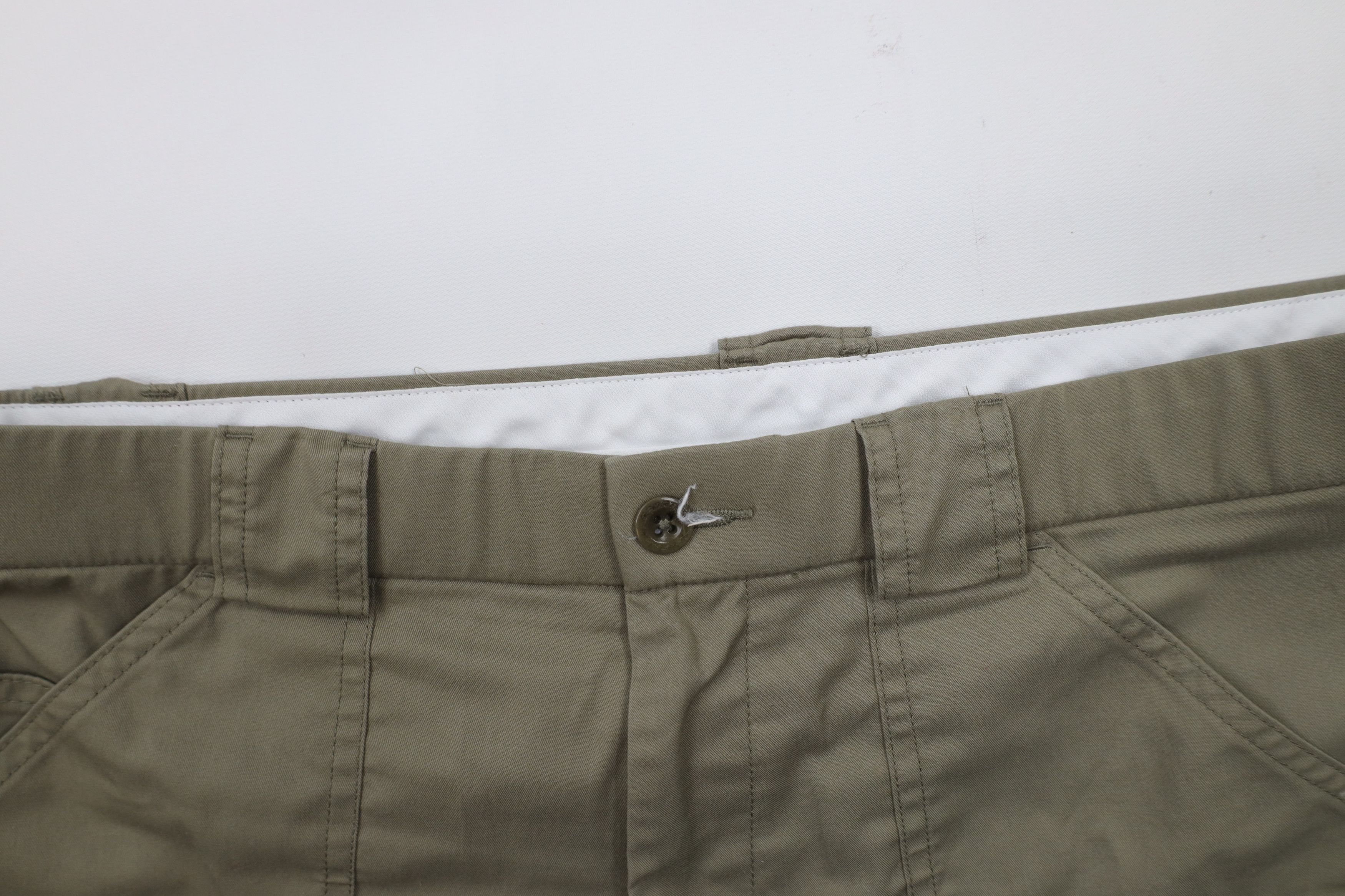 Vintage Vintage 90s Streetwear Stretch Wide Leg Front Cargo Pants Size US 34 / EU 50 - 9 Thumbnail