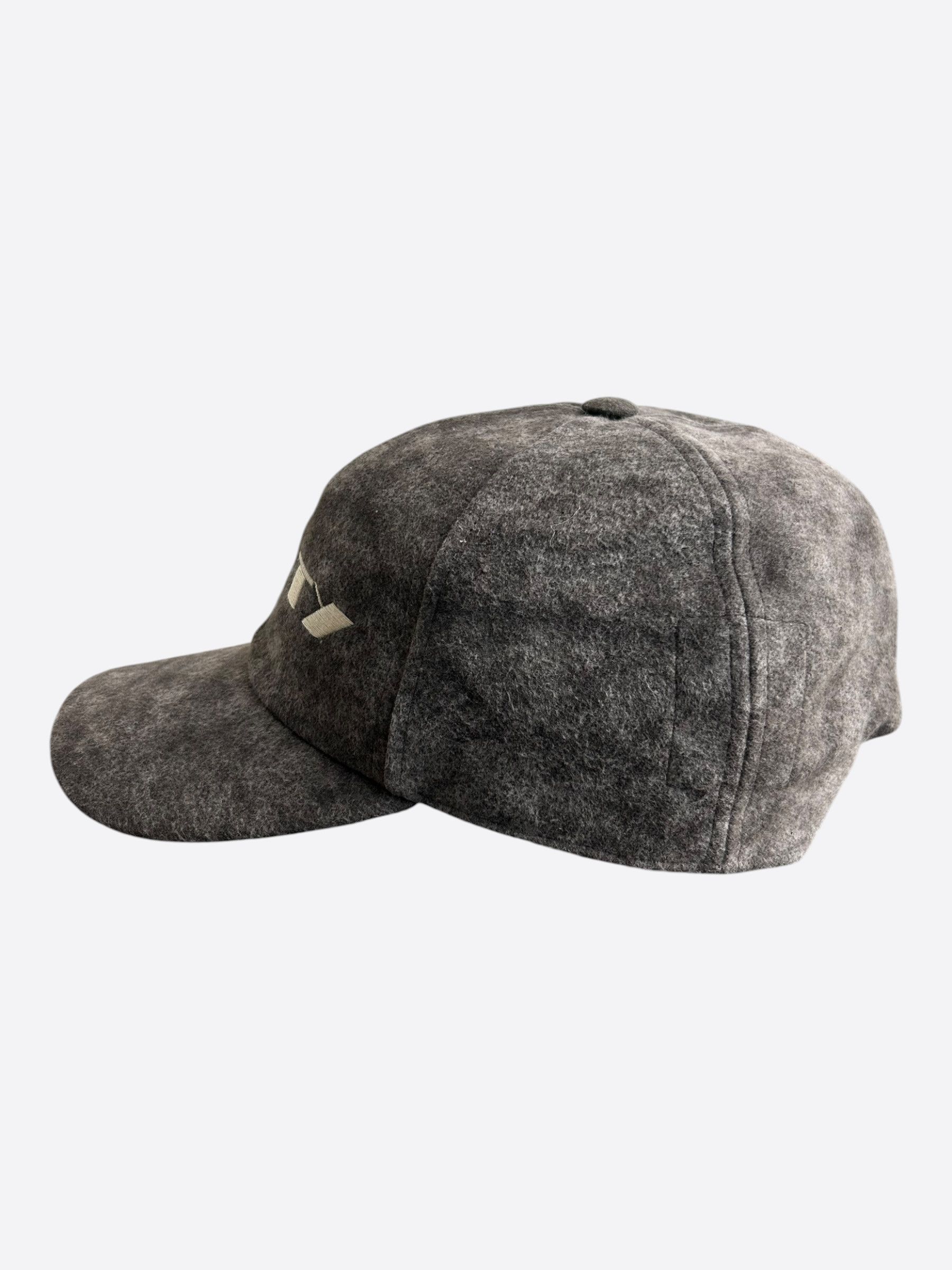 Rick Owens Rick Owens Brown & White Embroidered C*NTY Logo Hat Size ONE SIZE - 4 Thumbnail