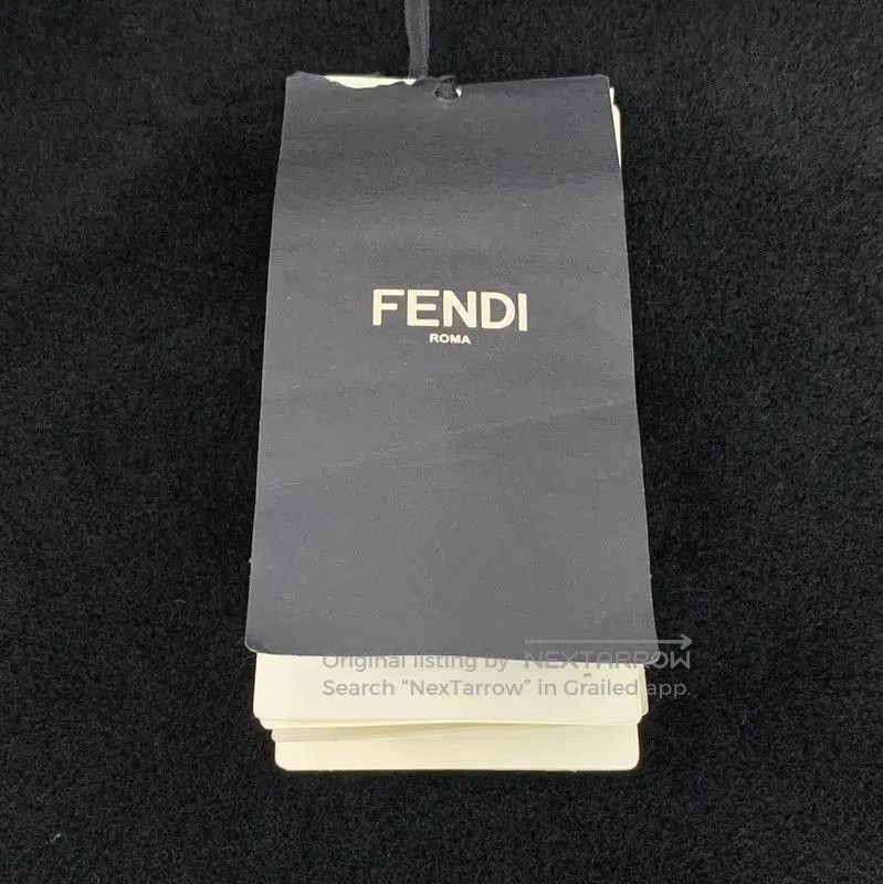Fendi Fendi Men's Black Jacket with Gold Collar . Size US M / EU 48-50 / 2 - 6 Thumbnail