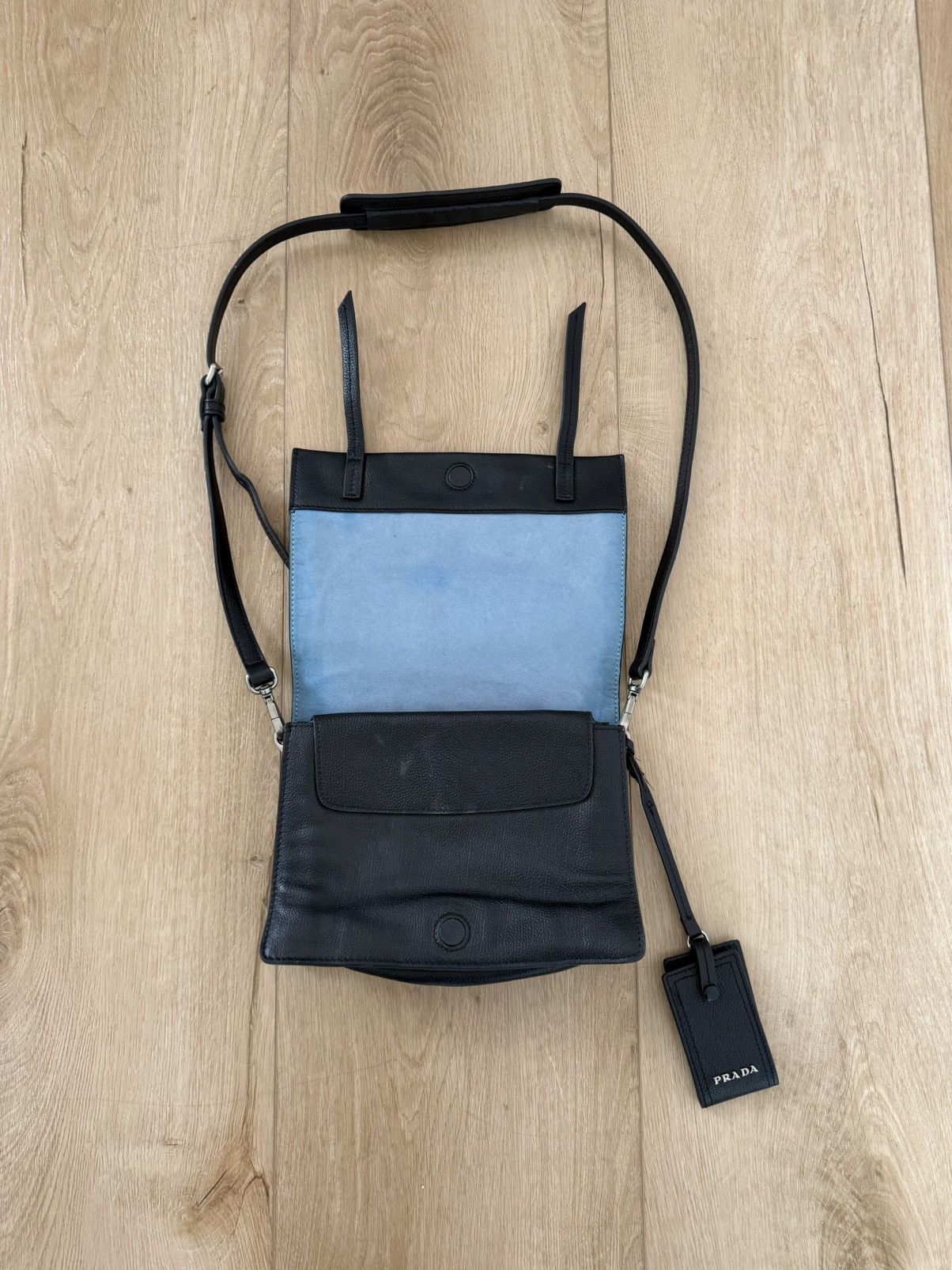 Prada Prada Leather Etiquette Bag. Size ONE SIZE - 4 Thumbnail