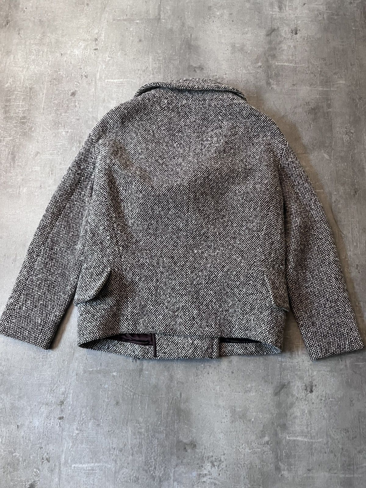Miu Miu Miu Miu A/W 2009 Double breasted wool tweed melange jacket Size M / US 6-8 / IT 42-44 - 4 Thumbnail