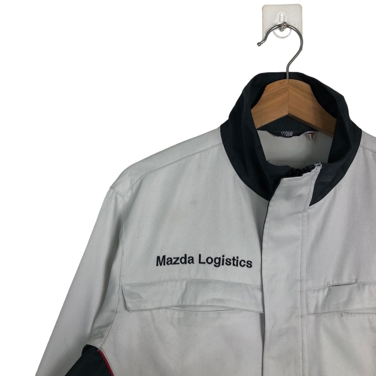 Japanese Brand 🔥VINTAGE WORK BOMBER JACKET MAZDA RACING BIG LOGO Size US L / EU 52-54 / 3 - 7 Thumbnail