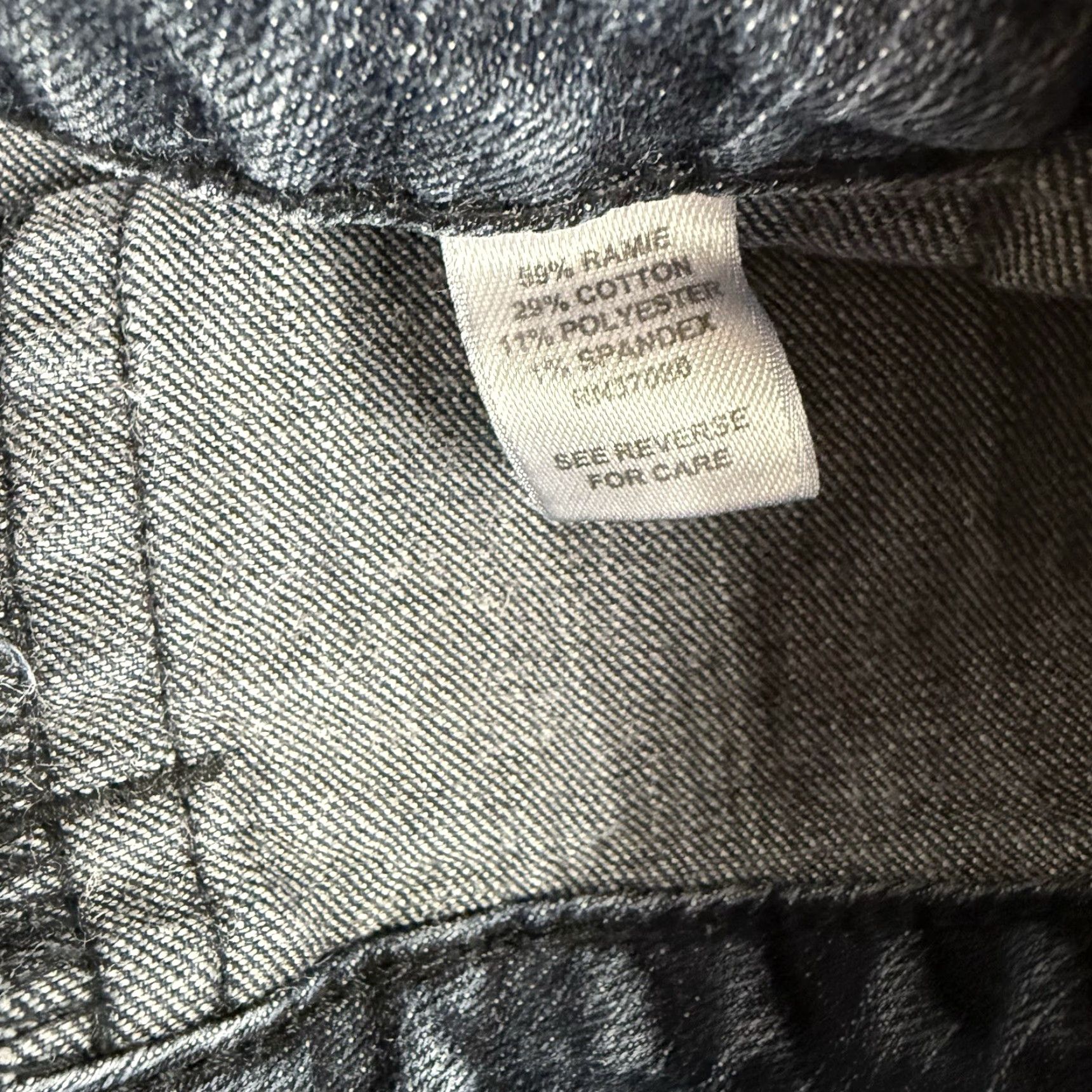 Vintage Cato Jeans Woman 20w Dark Blue Stretch Denim Wide Leg Flap Pockets Womens Plus Size 20w Blue Denim Pants Size 42" / US 20 - 3 Thumbnail
