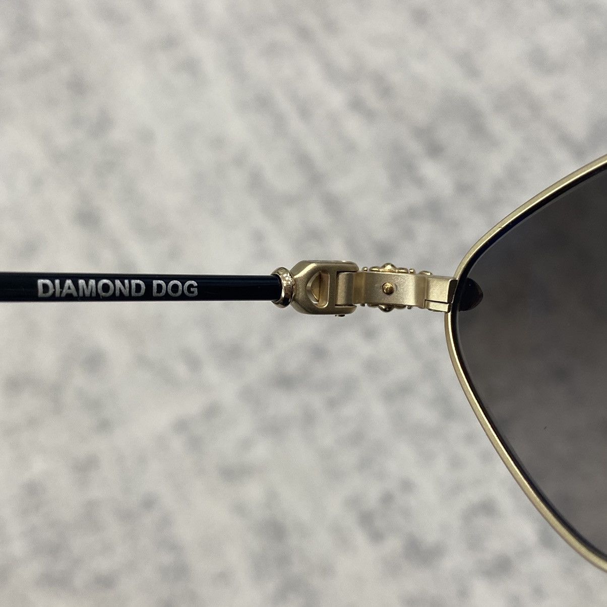Chrome Hearts CHROME HEARTS DIAMOND DOG Matte Black/Matte Gold PlatedBlack Size ONE SIZE - 16 Thumbnail
