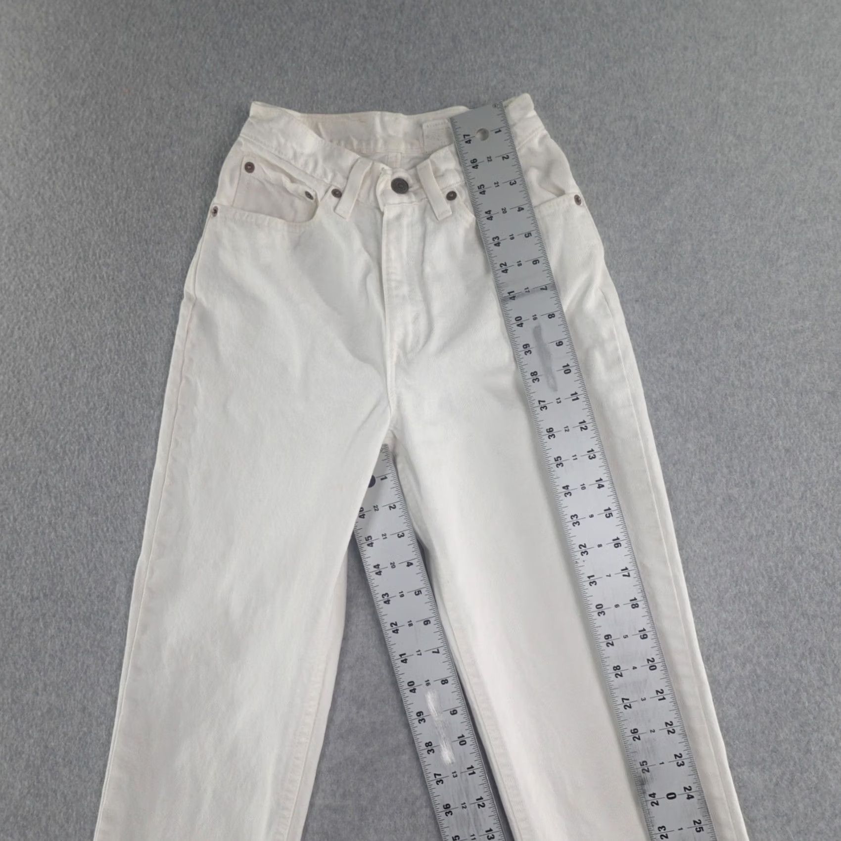 Levi's Levi’s Jeans Womens 3 (3X30) White Slim Tapered Leg 5-Pocket 100% Cotton Denim Vintage M Slim Fit Regular 512 Jeans Mens Womens Girls Size 26" / US 2 / IT 38 - 7 Thumbnail
