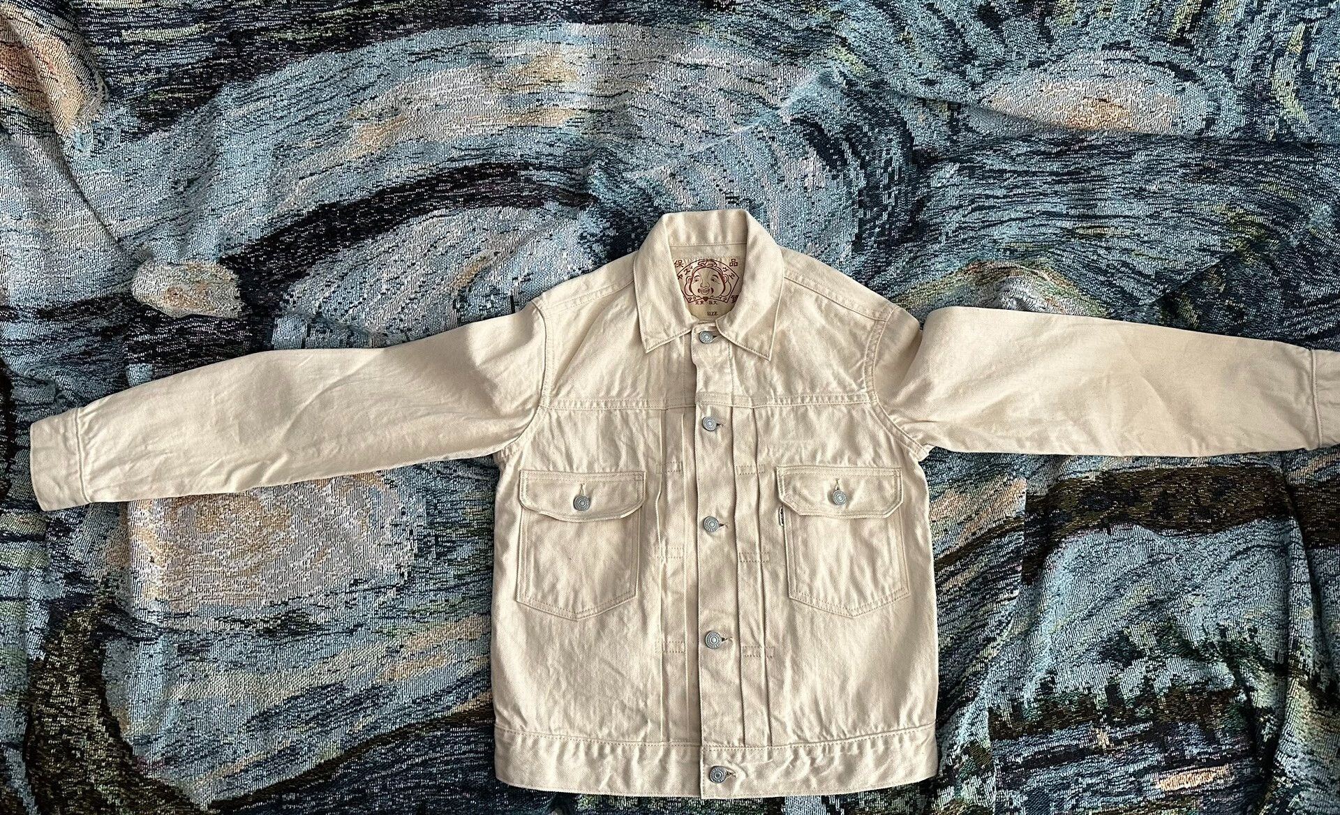 Evisu EVISU Type2 Lot 1507 White Jacket Size US M / EU 48-50 / 2 - 1 Thumbnail