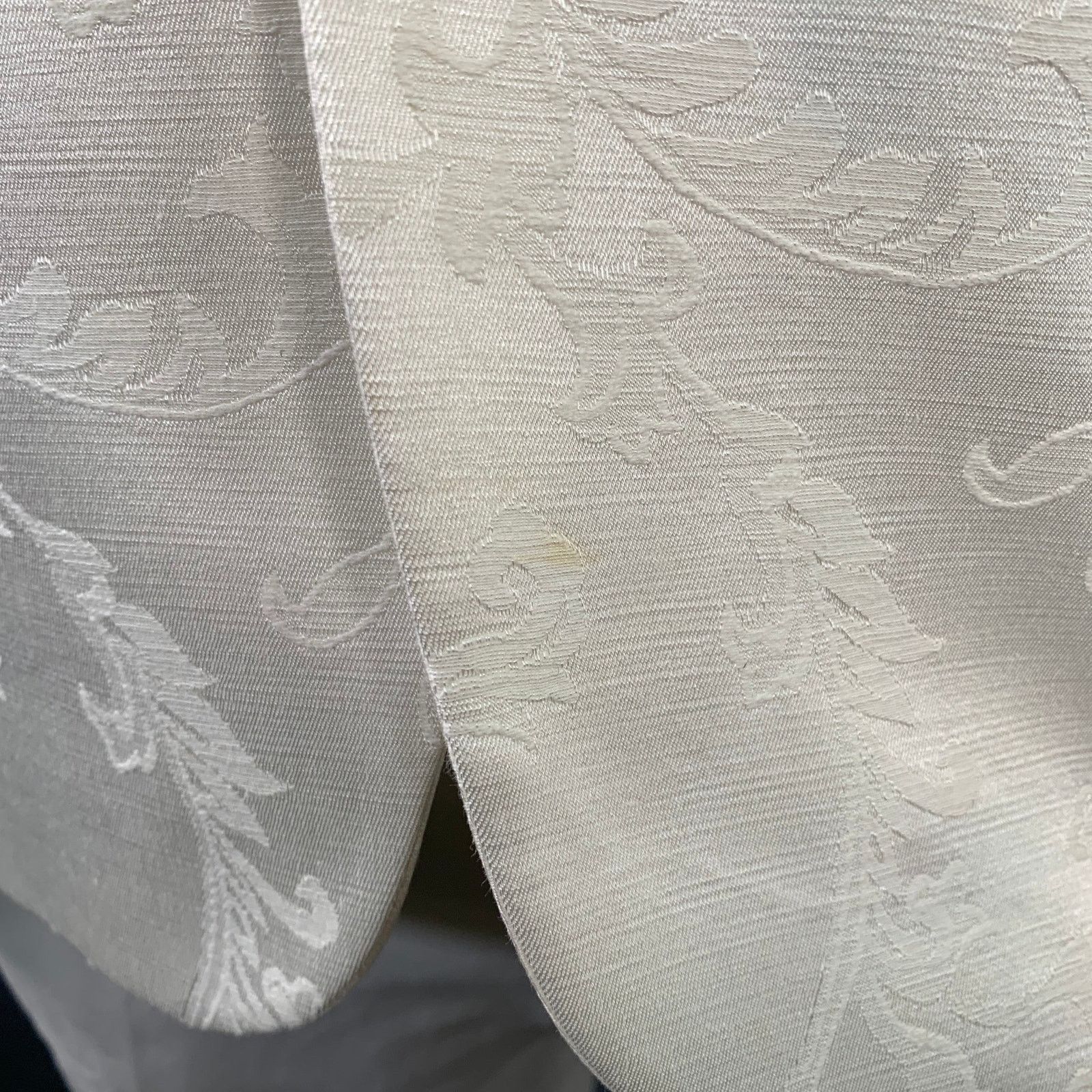 Moods of Norway MOODS OF NORWAY White Jacquard Cotton Notch Lapel Sport Coat Size 42R - 6 Thumbnail