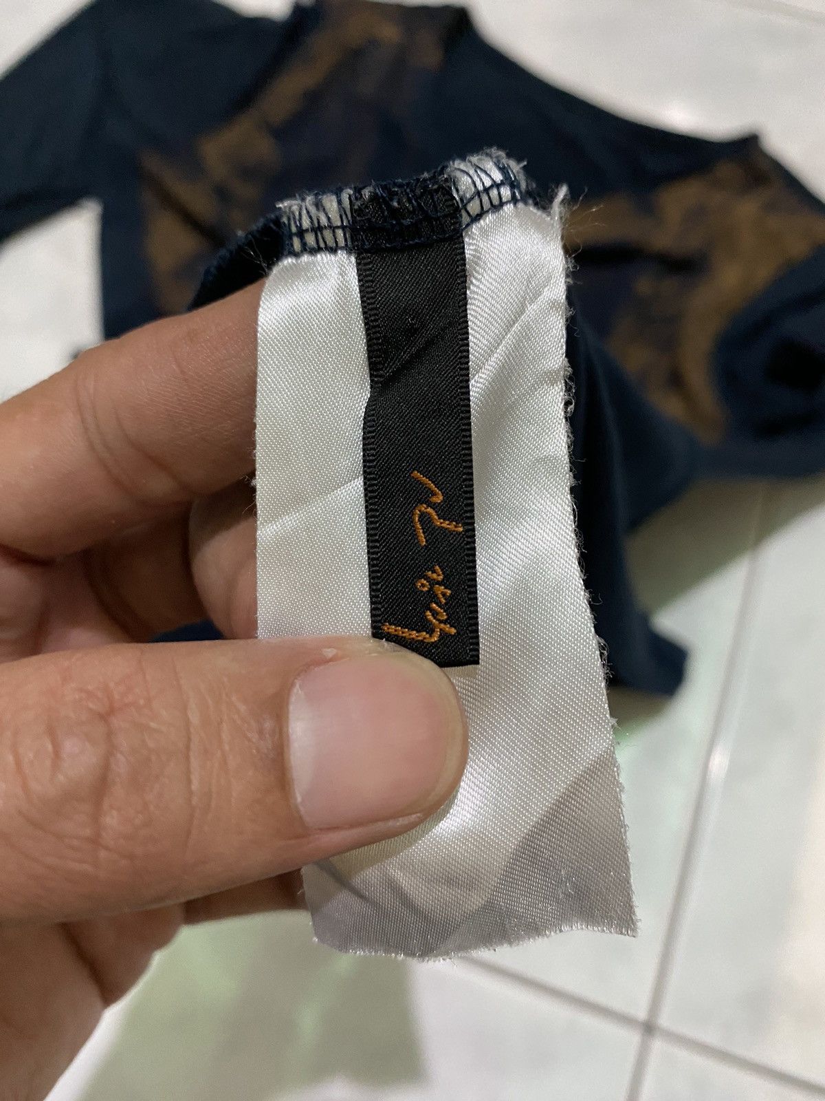 If Six Was Nine Japanese Jewel Chain Top GOA Style Longsleeves Tshirt Size L / US 10 / IT 46 - 14 Thumbnail