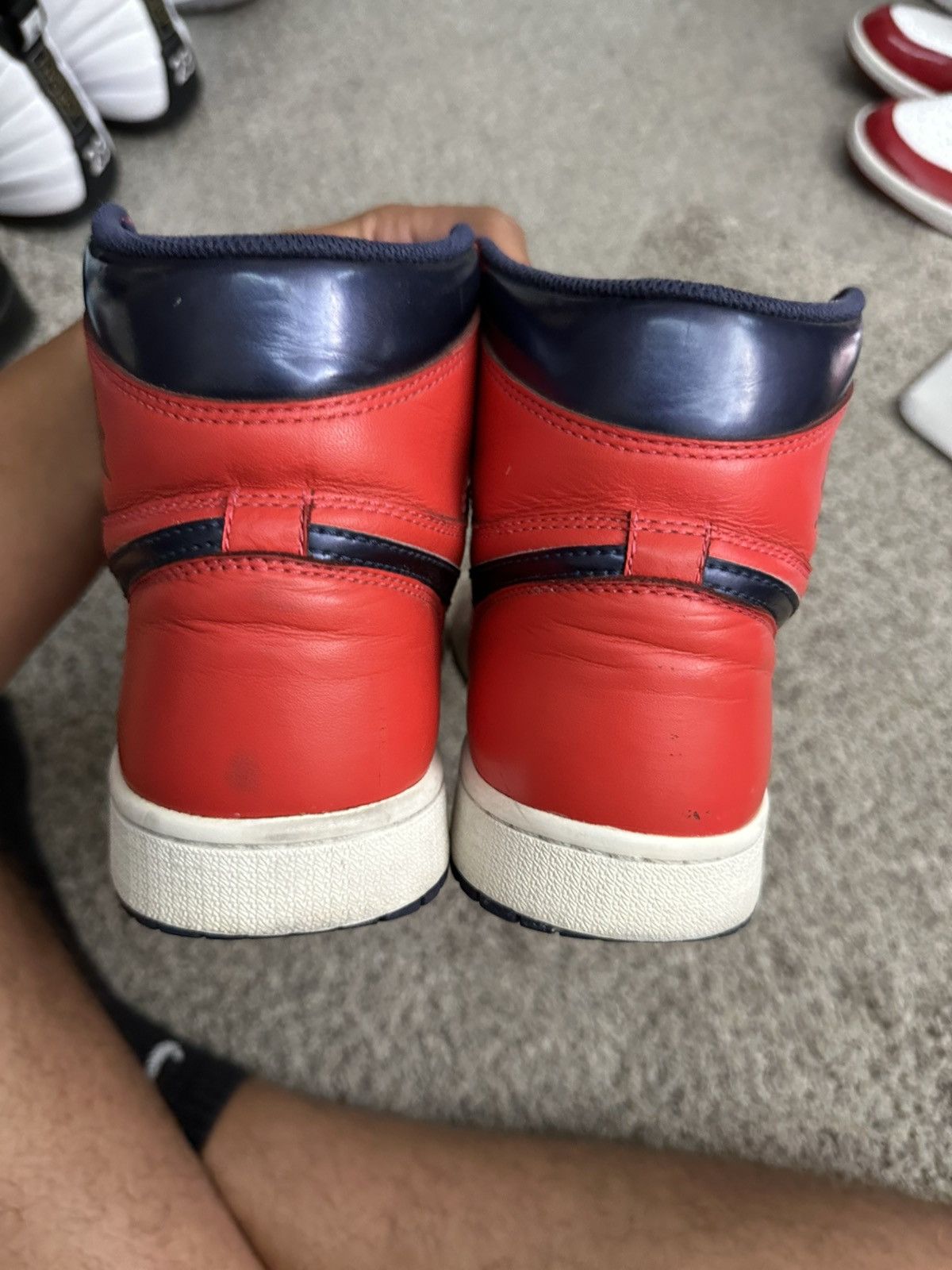 Jordan Brand Air jordan 1 david letterman red white blue - size 8.5 Size US 8.5 / EU 41-42 - 5 Thumbnail
