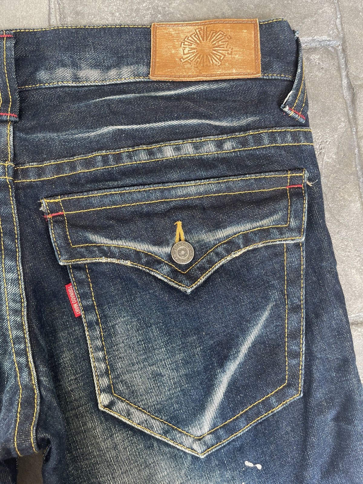 Tornado Mart JAPAN MADE Tornado Mart Paint Splatter Bootcut Flare Size US 34 / EU 50 - 4 Thumbnail