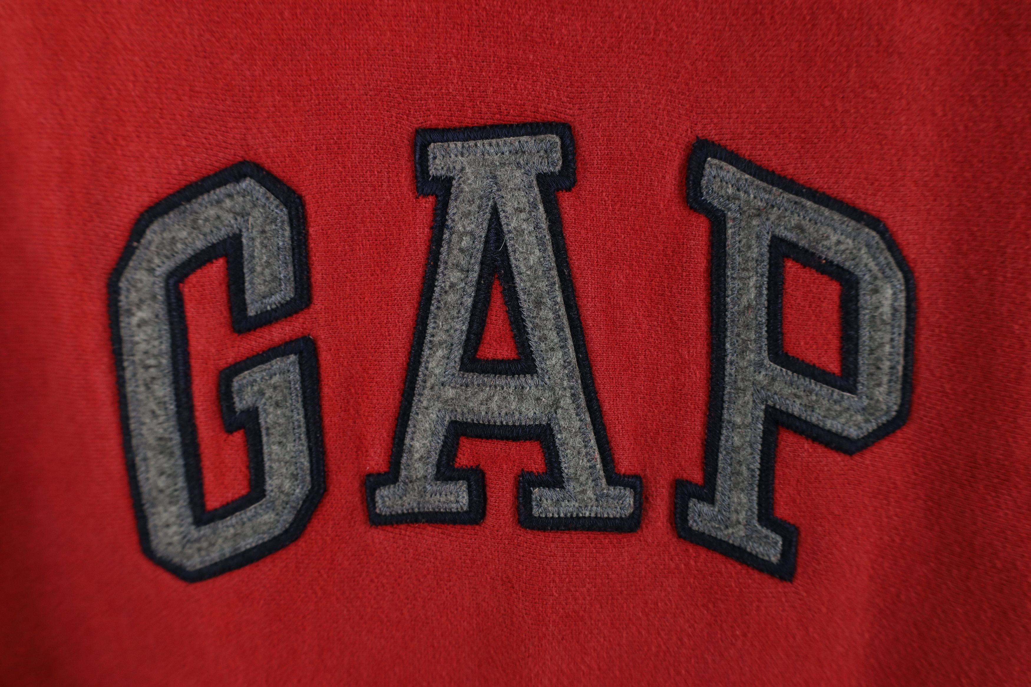 Gap Vintage Y2K Gap Spell Out Heavyweight Hoodie Sweatshirt Red Size US M / EU 48-50 / 2 - 4 Thumbnail
