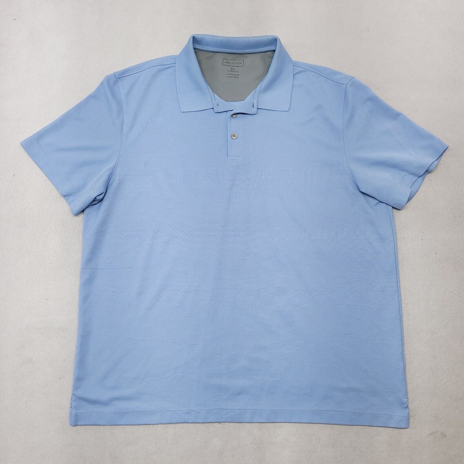 Van Heusen Van Heusen Casual Pullover Polo Shirt Adult Men Size XL Blue Size US XL / EU 56 / 4 - 2 Thumbnail