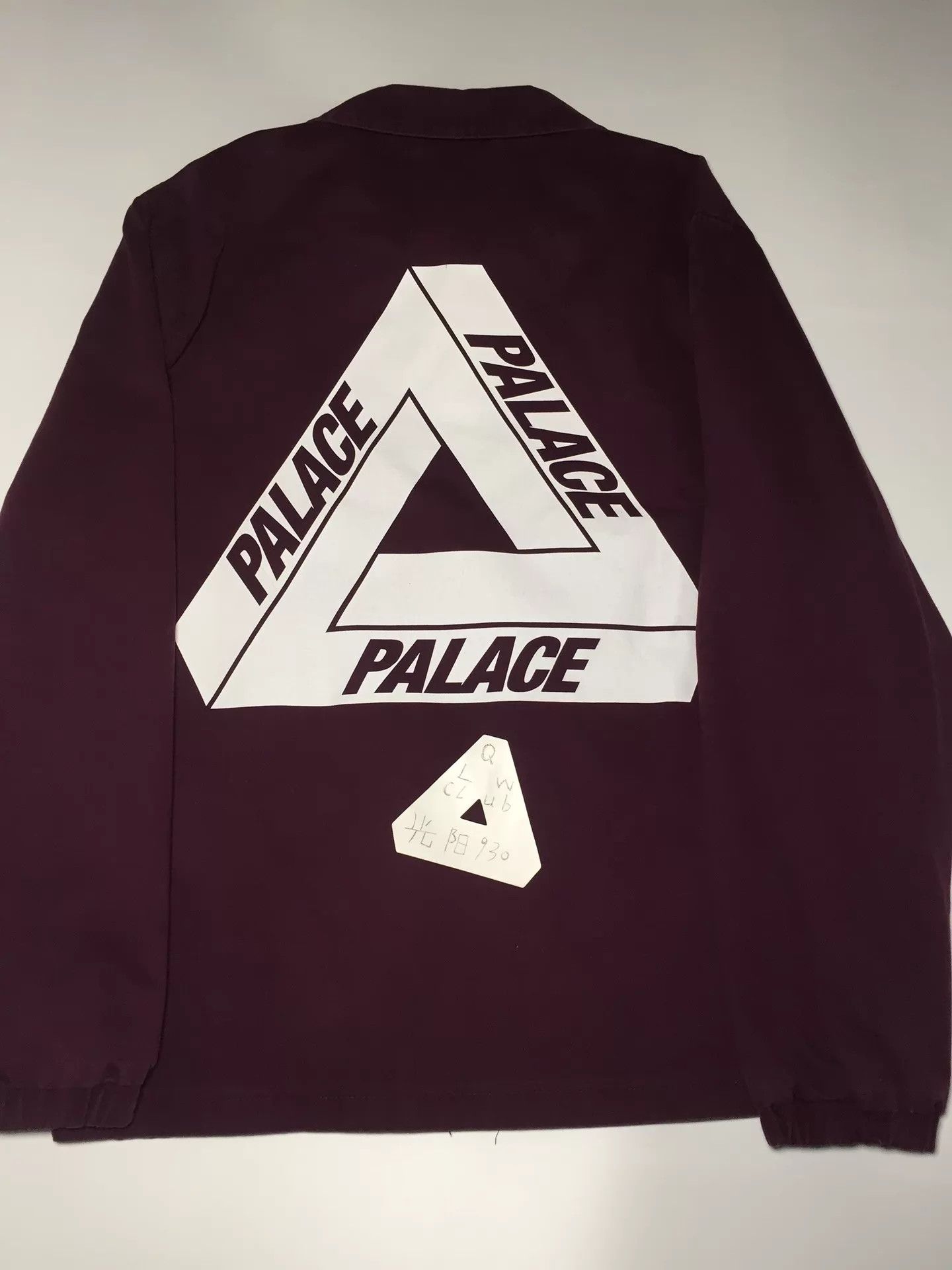 Palace Palace 15 OG Big Triangle Wine Red Track Jacket 95 New M Size US M / EU 48-50 / 2 - 2 Thumbnail