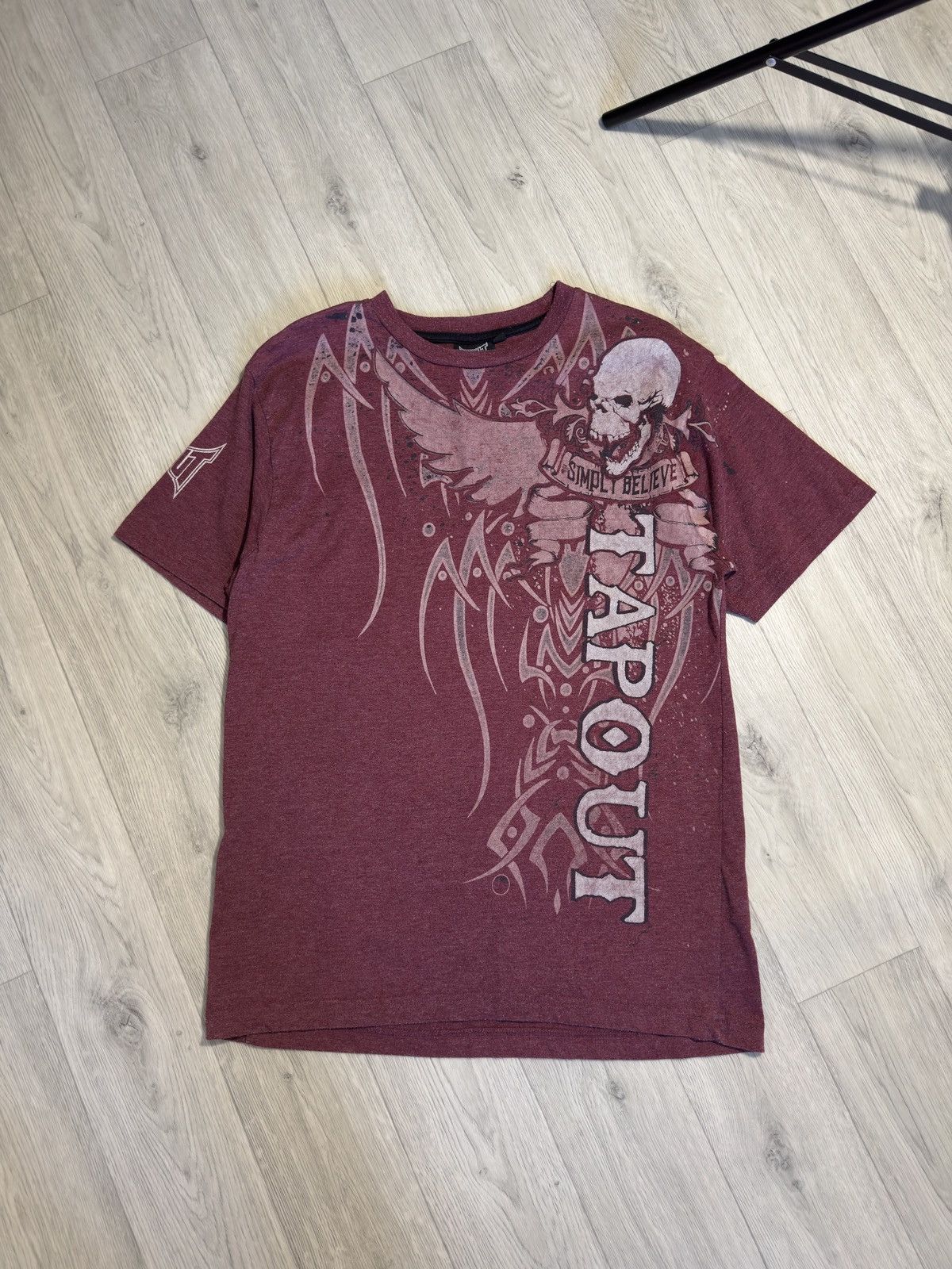Tapout Vintage Tapout Cross Shirt Size US L / EU 52-54 / 3 - 3 Thumbnail