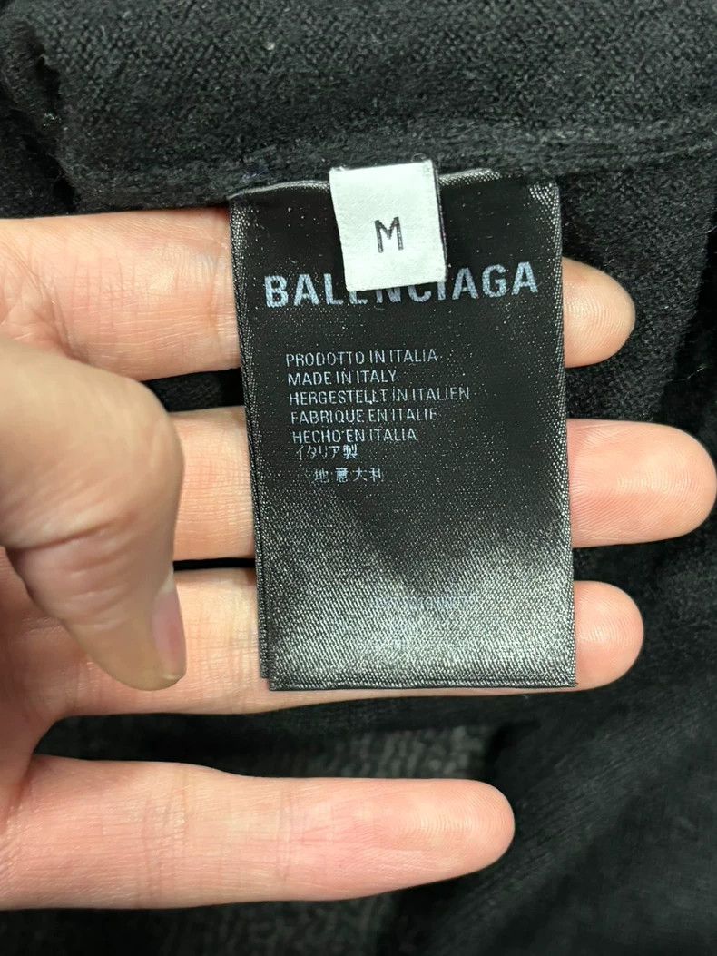 Balenciaga Balenciaga Chest logo-knit sweater Size US M / EU 48-50 / 2 - 4 Thumbnail