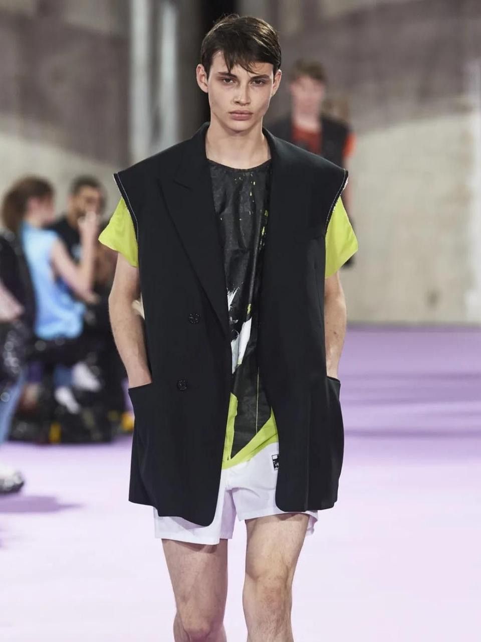 Raf Simons SS 20 Sleeveless Blazer