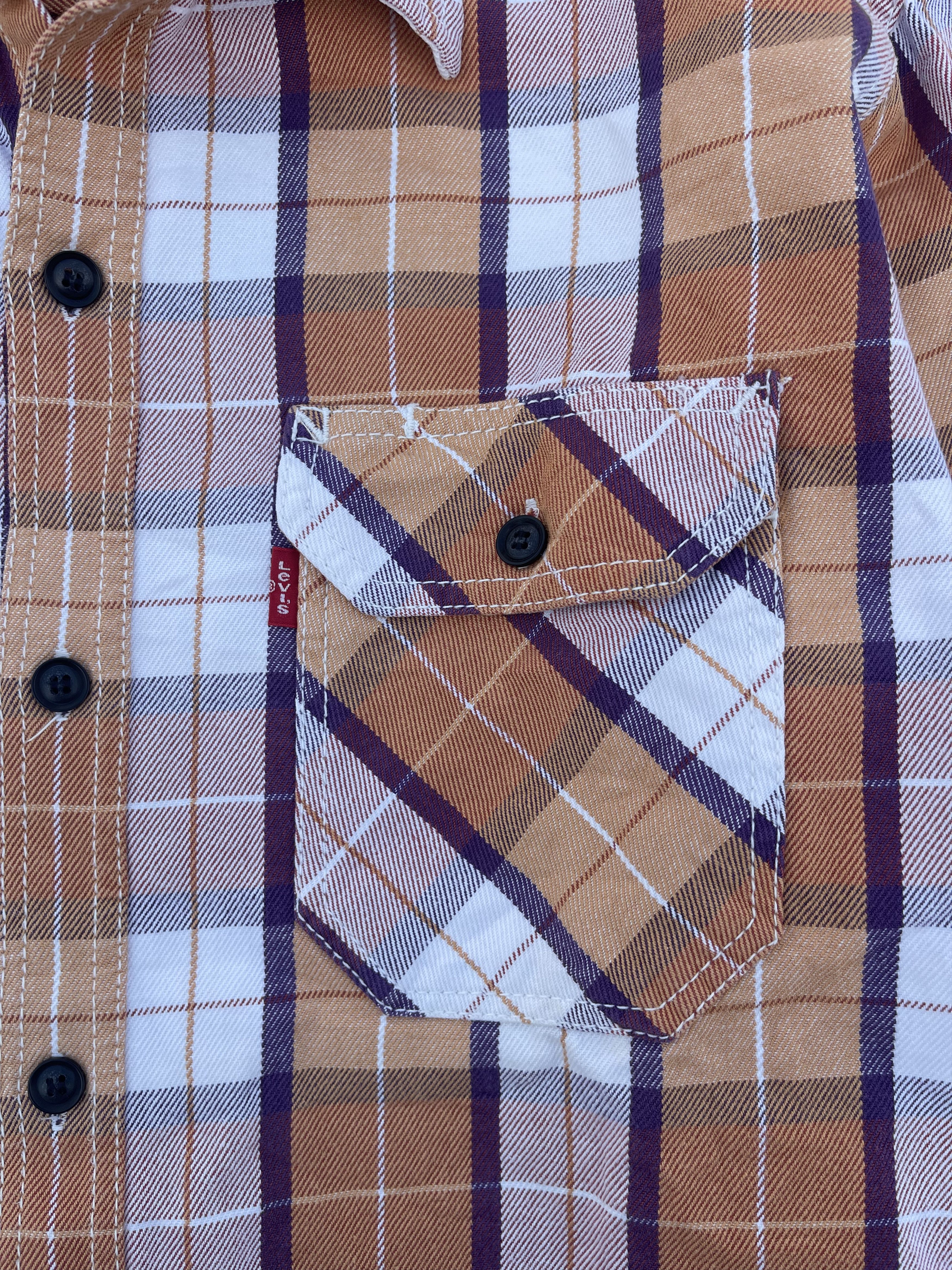Flannel × Levi's Levis Ultra Heavy Double Pocket Checked Flannel Travis Scott Size US L / EU 52-54 / 3 - 7 Thumbnail