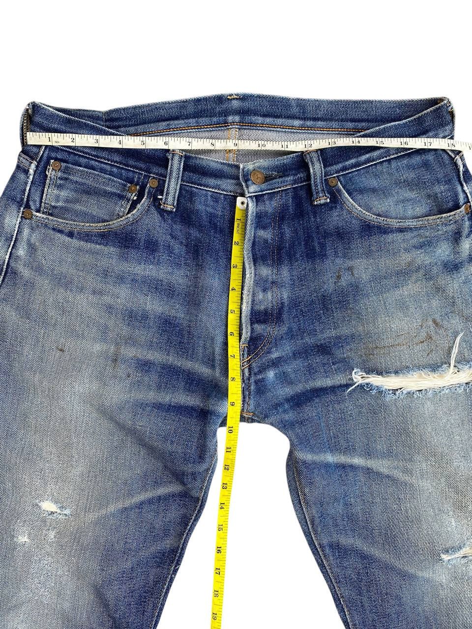 Samurai Jeans Samurai S510XX 19oz Regular Straight Thrashed Selvedge Denim Size US 36 / EU 52 - 3 Thumbnail