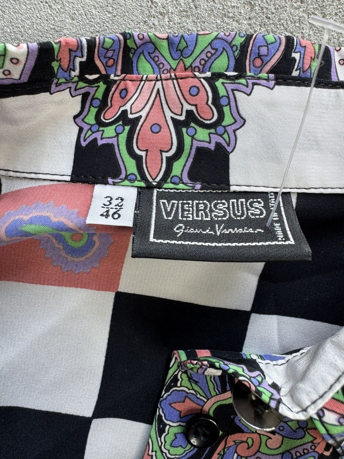 Versace Gianni Versace Silk Shirt 32 46 Baroque Button Up Size US M / EU 48-50 / 2 - 8 Thumbnail