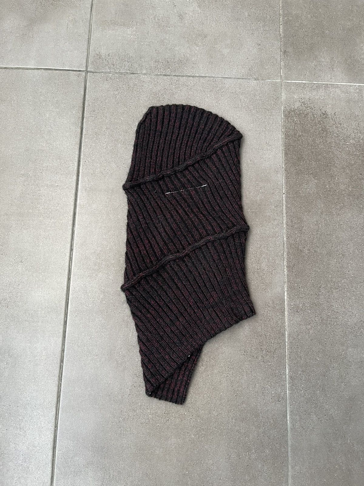 Maison Margiela !DS! AW23 Maison Margiela Exposed Seam Rolling Balaclava Size ONE SIZE - 12 Thumbnail