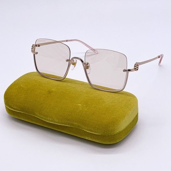 Gucci NEW GUCCI GG1279S 001 GOLD/GREY WOMEN SUNGLASSES GUCCI  display picture 3