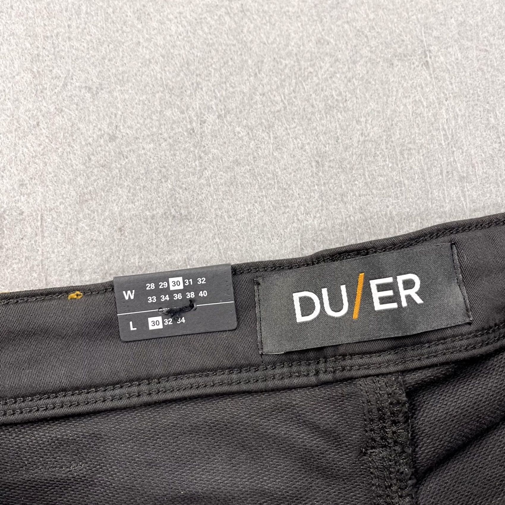 Vintage DU/ER No Sweat Straight Mens Chino Pants 30x30 Gray 5-Pocket Casual Vintage NWT Size US 30 / EU 46 - 5 Thumbnail