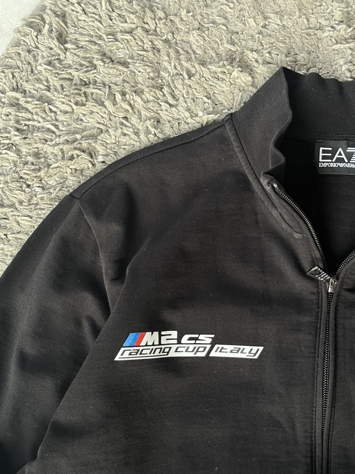Emporio Armani Vintage Zip Emporio Armani BMW M2 CS Big Logo Y2K Style Size US L / EU 52-54 / 3 - 4 Thumbnail
