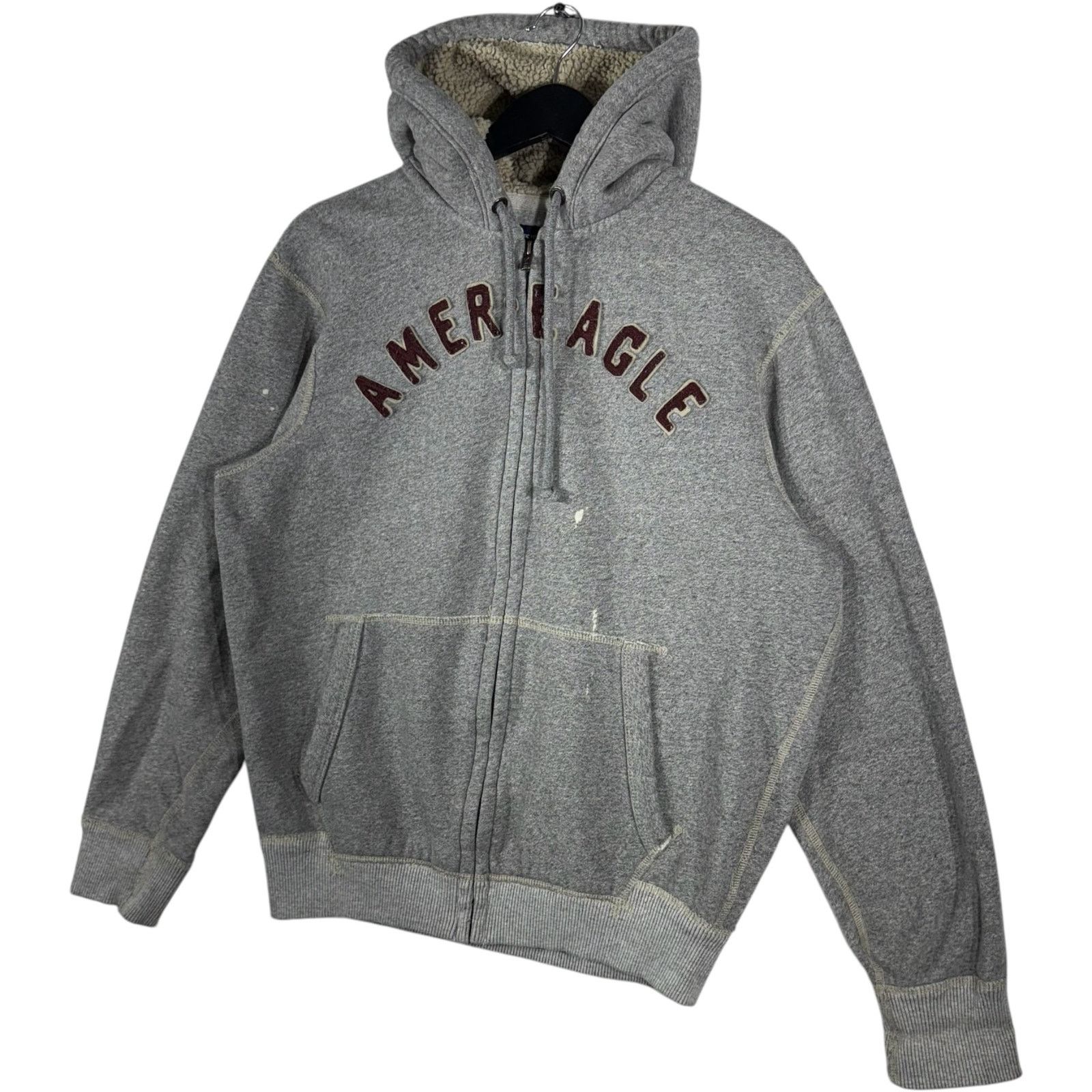 American Eagle Outfitters American Eagle Outfitters Patch Spellout Full Zip Hoodie Size US L / EU 52-54 / 3 - 3 Thumbnail