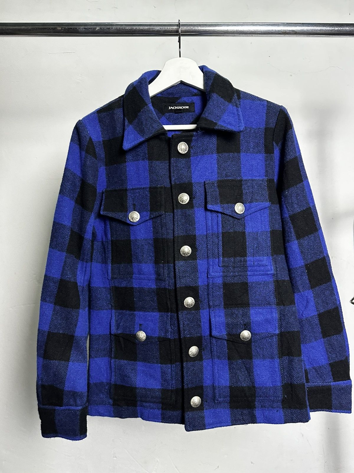 JACKROSE Jackrose Wool Button Shirt Size US M / EU 48-50 / 2 - 1 Thumbnail