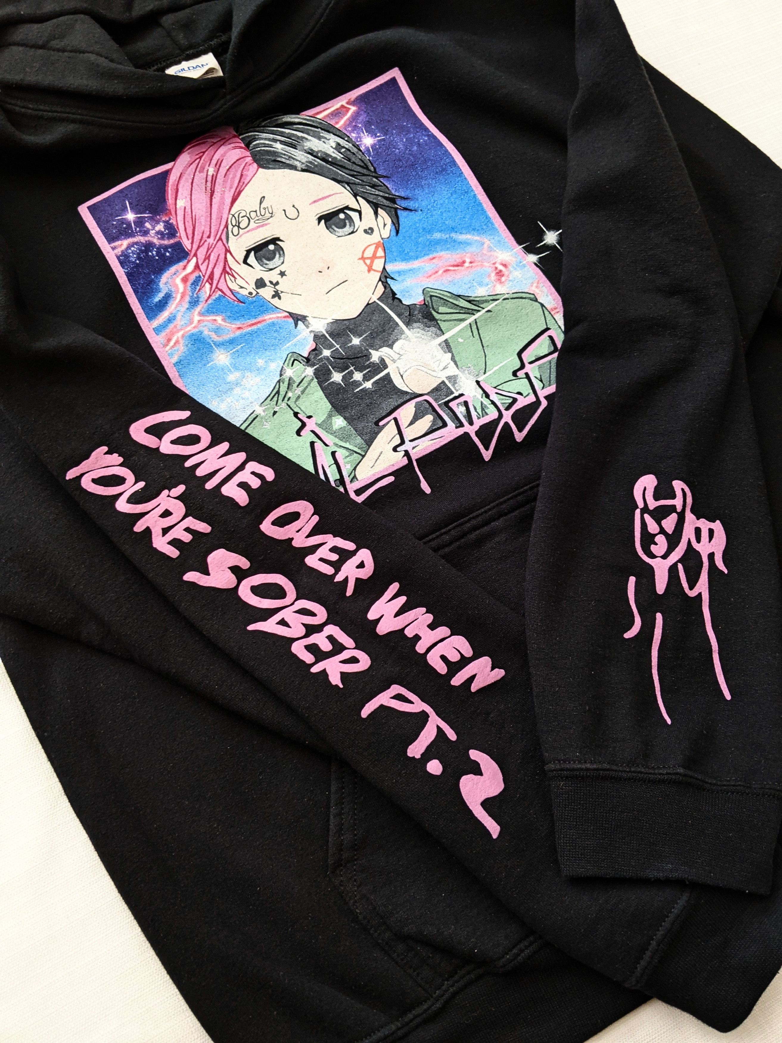 Gildan Vintage Lil Peep Gilden hoodie Size US M / EU 48-50 / 2 - 4 Thumbnail