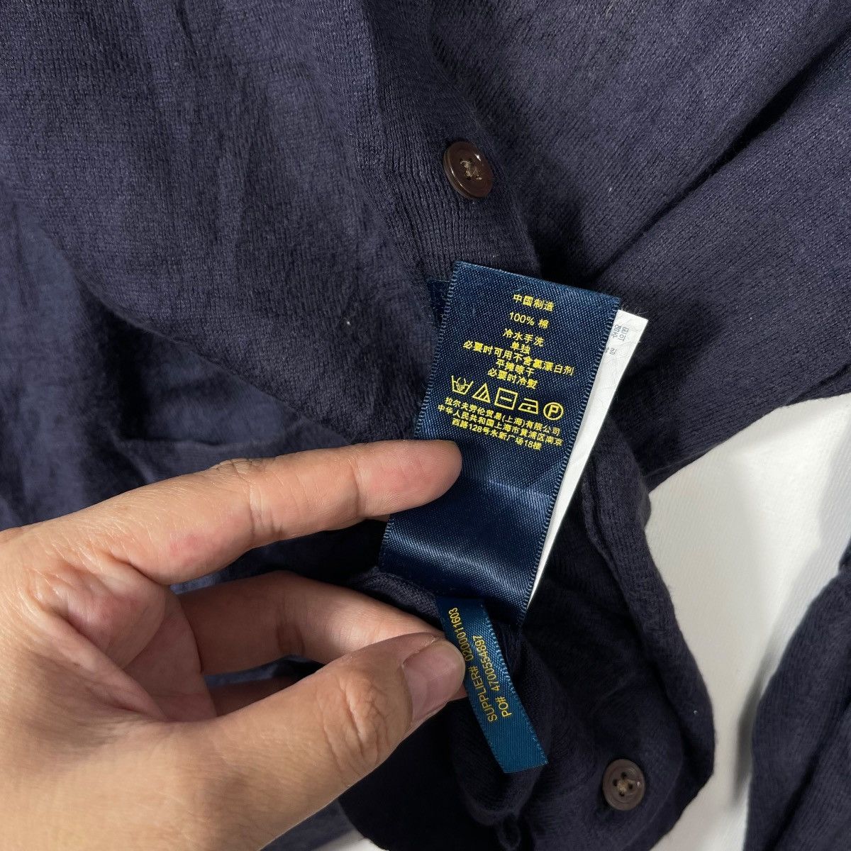 Polo Ralph Lauren Polo Ralph Lauren Pima Cotton Cardigan Navy Pony Logo Size S / US 4 / IT 40 - 9 Thumbnail