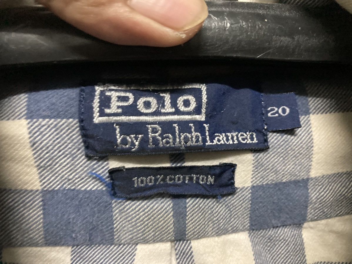 Polo Ralph Lauren × Ralph Lauren × Vintage Vintage Bottom Shirt Polo Ralph Lauren Size US L / EU 52-54 / 3 - 3 Thumbnail