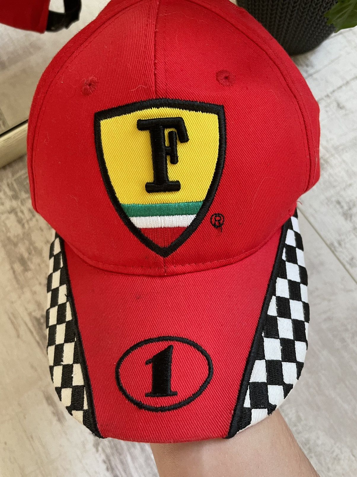 Formula 1 × Vintage Vintage Formula 1 Racing 90’s Hat Cap Ferrari Style Size ONE SIZE - 3 Thumbnail