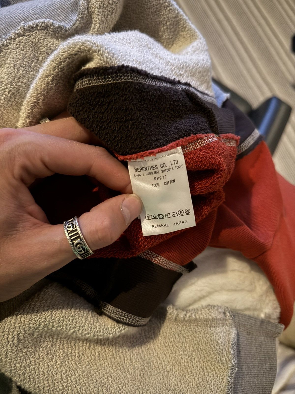 HIDDEN × Needles Needles x Hidden NY 5 Cuts Hoodie Gray Size US L / EU 52-54 / 3 - 12 Thumbnail