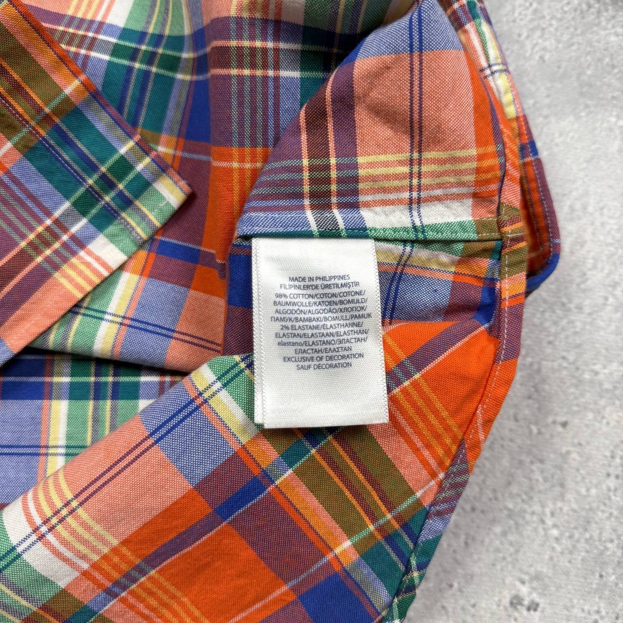 Ralph Lauren Ralph Lauren Slim Fit Stretch Oxford Plaid Button-Up Shirt Size US M / EU 48-50 / 2 - 16 Thumbnail
