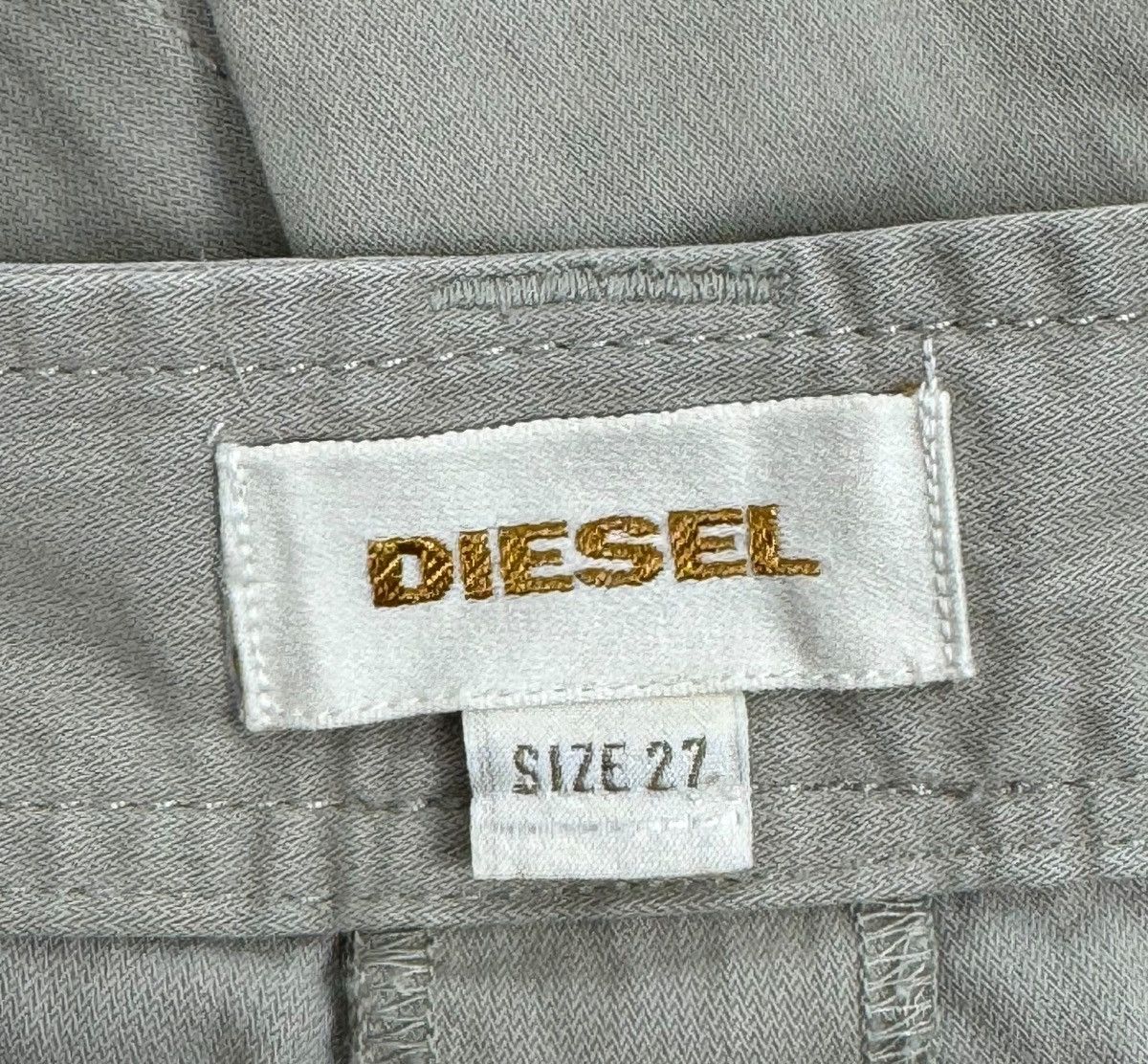 Diesel × Vintage Diesel 00s Vintage Cargo Pants Cotton-Nylon size 27 Size 27" / US 4 / IT 40 - 11 Thumbnail