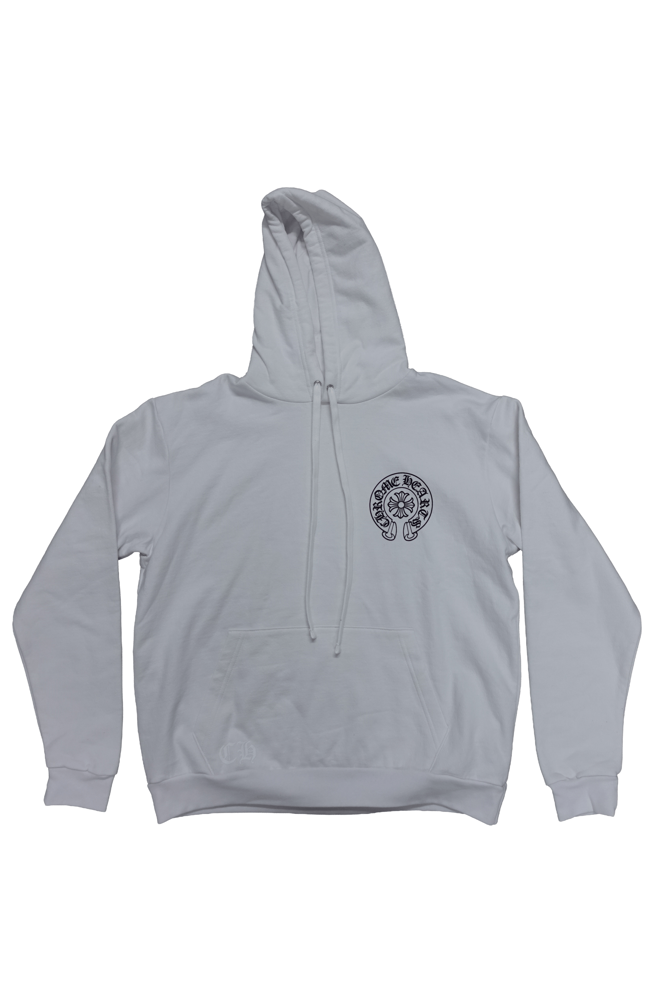 Chrome Hearts CHROME HEARTS MIAMI HORSESHOE PULLOVER HOODIE WHITE Size US M / EU 48-50 / 2 - 1 Thumbnail